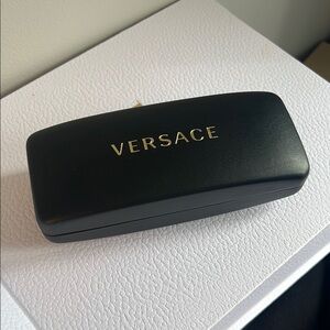 Versace Black Eyeglass Case
